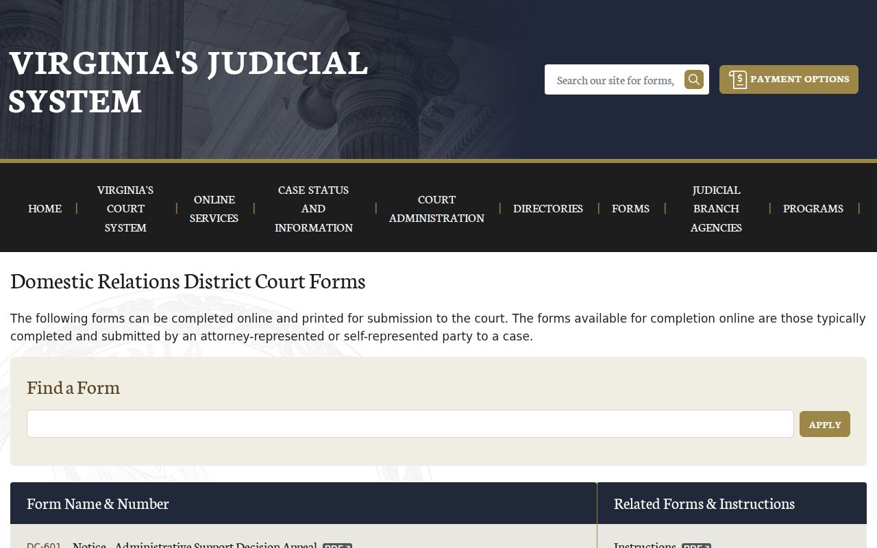 Rappahannock County bench warrant process and Virginia JDR show-cause forms