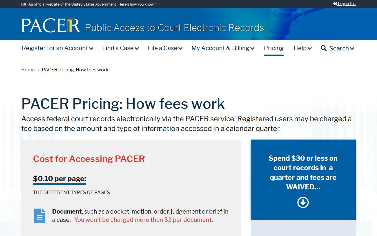 Rappahannock County warrant records and federal PACER public docket access